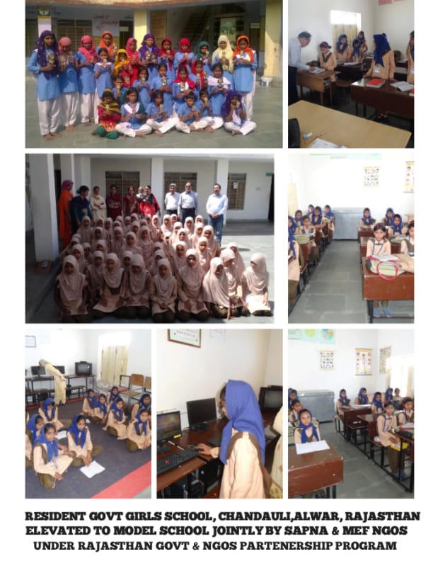 Resident Govt Girls School, Chandauli , Alwar ,Rajasthan